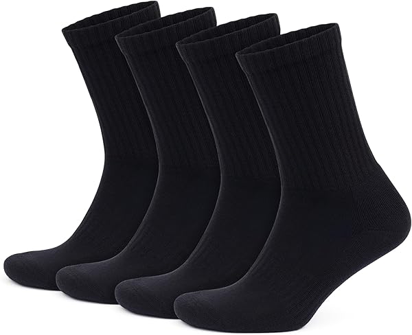 GoWith 4’lü ORGANİK PAMUK Taban Altı Havlulu Erkek Kadın Spor Çorap, Siyah Beyaz Gri Ekru Soket Boy Tenis Çorabı, Ribana Örgü