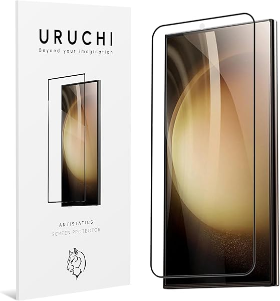 URUCHI Samsung S25 / S24 Anti-Statik Ekran Koruyucu, HD Tam Kapsamlı Ekran Kapağı Cam Filmi