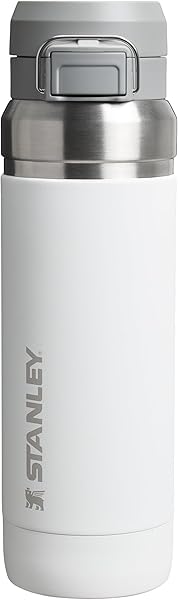 Stanley GO Quick Flip Paslanmaz Çelik Termos, Beyaz (Frost), 1.06 Litre