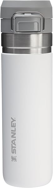 Stanley GO Quick Flip Paslanmaz Çelik Termos, Beyaz (Frost), 0.7 Litre