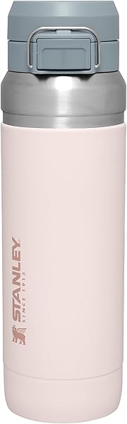 Stanley GO Quick Flip Paslanmaz Çelik Termos, Pembe Kuvars (Rose Quartz), 1.06 Litre