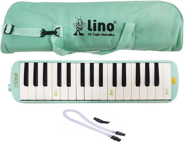 LİNO MELODİKA 32 TUŞLU BEZ ÇANTA PASTEL YEŞİL