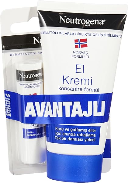 Neutrogena Parfümlü El Kremi 75 ml + Dudak Kremi