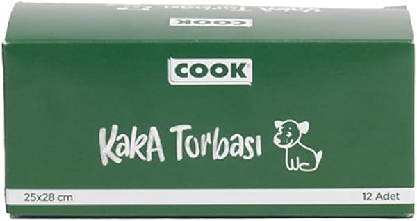 COOK Kaka Torbası Yedeği 30'lu Rulo 12'li
