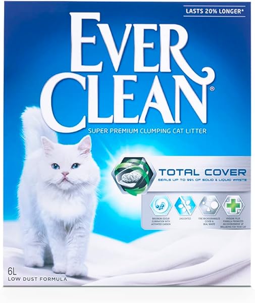 Ever Clean Total Cover Kokusuz Kedi Kumu 6 Lt