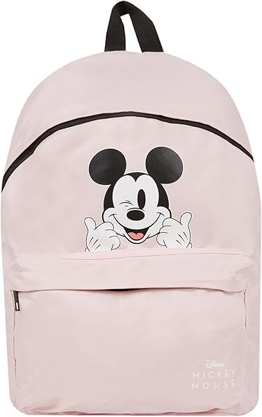 DeFacto Kadın Unisex Disney Mickey & Minnie Okul Sırt Çantası, Pembe, Tek Beden