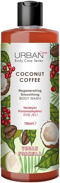 Urban Care Coconut Coffee Yenileyici ve Pürüzsüzleştirici Duş Jeli, 750 ml