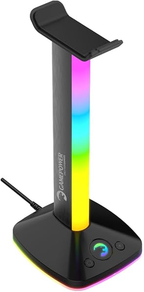 GamePower EliteRack RGB Gaming USB3.0 Oyuncu Kulaklık Standı