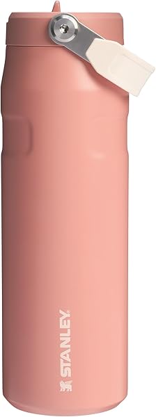 Stanley IceFlow™ Aerolight™ Flip Straw 2.0 Pipetli Su Şişesi, Kiremit (Sienna), 0.7 Litre