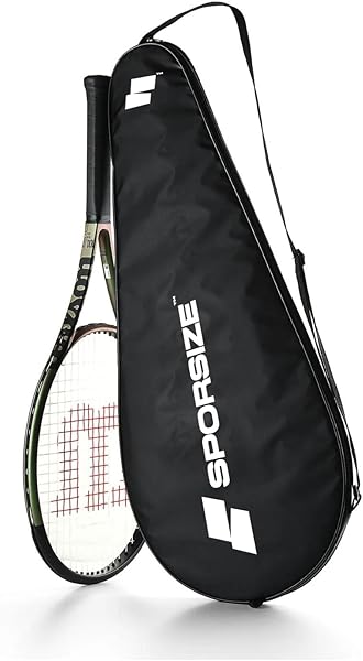 Sporsize Tennis Racket Cover Tenis Raketi Kılıfı Çantası (Siyah)