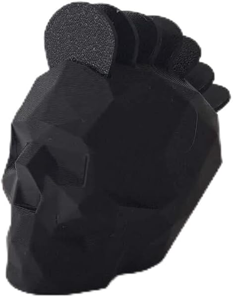 Kurukafa Siyah Tasarım Pena Tutucu Penalık Mohawk Dekoratif Penalık