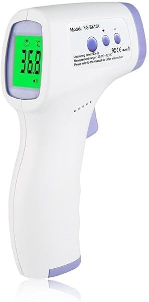 Dijital Temassız Ateş Ölçer Termometre Tabanca Model Hafızalı Pilli Bebek Çocuk Kedi Köpek Ortam Nesne Yemek Havuz