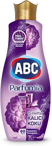 ABC DETERJAN Parfumia Konsantre Yumuşatıcı Gizemli Lotus (Mor) 1440 Ml