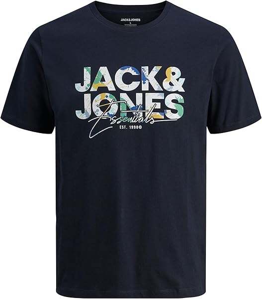 JACK & JONES Jjgeplas Tee Ss Crew Neck Jjgeplas Tee Ss Crew Neck Erkekler