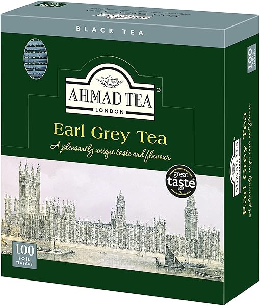 Ahmad Tea Earl Grey Bergamot Aromalı Bardak Poşet Çay 100'lü (100 x 2 Gr)