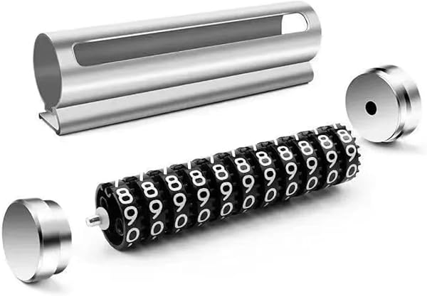 Jouis Numaratör Araç Park Alüminyum Kasa Çevirmeli Araç İçi Park Telefon Numaratör Park Numarası Parkmatik Araç Torpido Üstü 