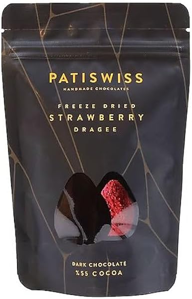 Patiswiss Bitter Çilek Draje 80 g