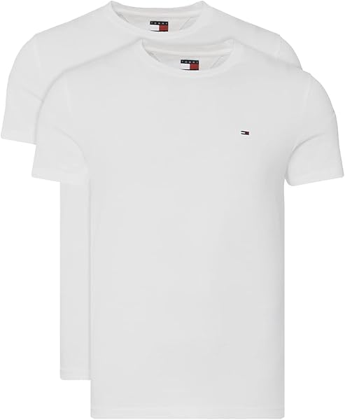 Tommy Jeans TJM XSLIM 2PACK JERSEY TEE EXT T-shirt Erkek