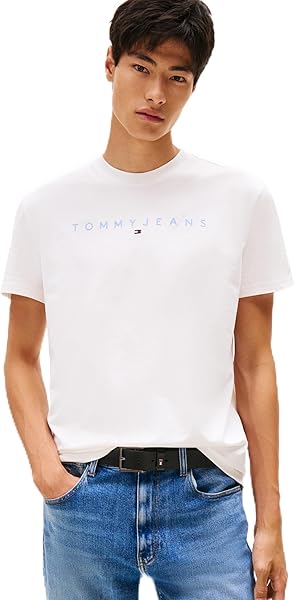 Tommy Hilfiger TJM REG LINEAR LOGO TEE EXT Tişört Erkek