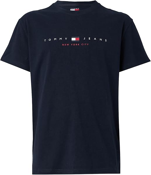 Tommy Hilfiger TJM REG FLAG LINEAR SS TEE EXT T-shirt Erkek