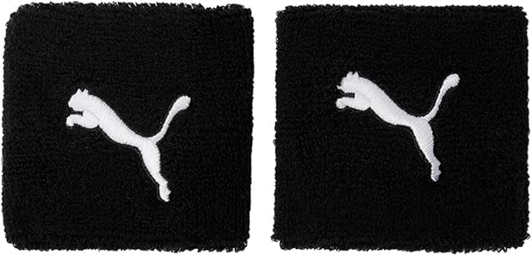 Puma Knitted Cat Wristband Unisex Yetişkin Spor Bilekliği, white-black, Tek Beden