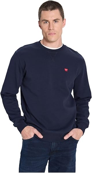 Wrangler Regular Fit Small Logo Sweatshirt Erkek Sweatshirt