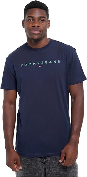 Tommy Hilfiger TJM REG LINEAR LOGO TEE EXT Tişört Erkek