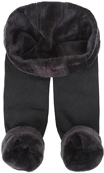 Kadın Siyah Orjinal Içi Peluşlu Kışlık Toparlayıcı Esnek Yumuşacık Termal Tayt