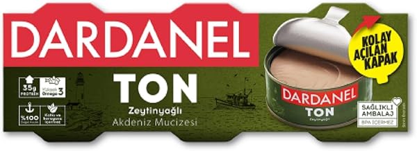 Dardanel Zeytinyağlı Ton Balığı 3x75 gr
