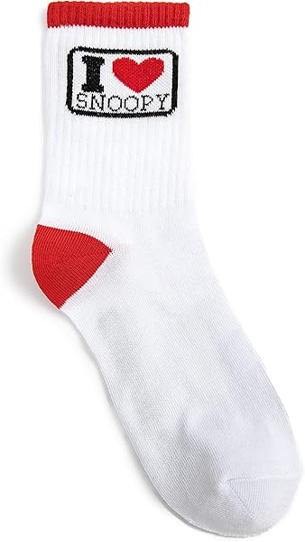 Snoopy Soket Çorap Lisanslı İşlemeli