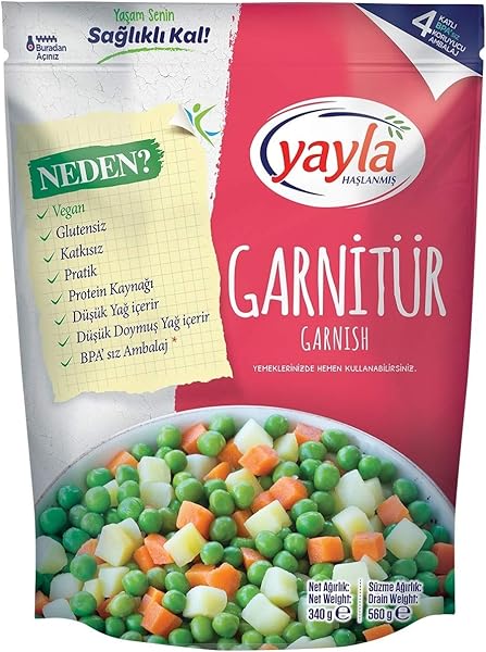 yayla Haşlanmış Garnitür, 560 gr Tekli Paket