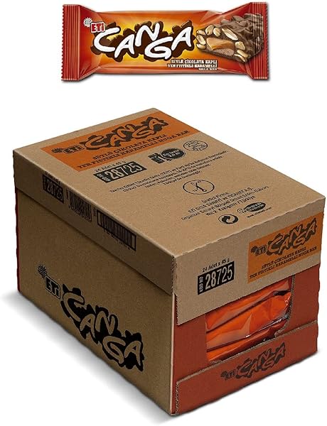 Eti Canga Yer Fıstıklı Karamelli Nuga Bar 45 g x 24 Adet