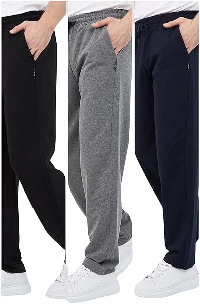 METALİC Lacivert Erkek Düz Paça Rahat Kesim Eşofman Altı