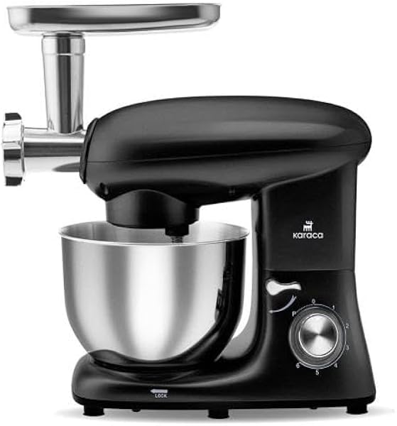 Karaca Multichef Stand Mikser Shiny Black