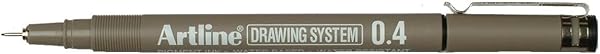 Artline Drawing System 0.4 Çizim Kalemi, 0.4 mm, Siyah