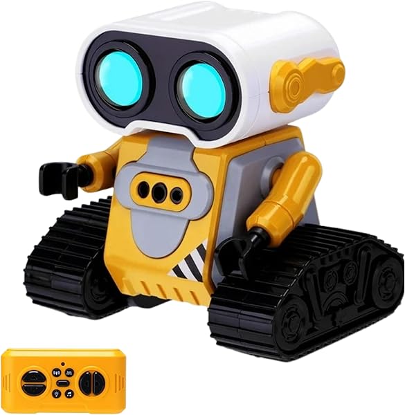 Giffy/Oyuncak Uzaktan Kumandalı El Sensörlü Akıllı WALL-E Robot Dahili Şarjlı Işıklı Sesli FULL Fonksiyonlu El Hareketlerini 