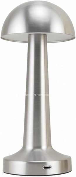 Busstier Mantar Şekilli Masa Lambası 3 Fonksiyonlu Şarjlı Led Aydınlatma Dokunmatik Kontrol Dekoratif Gece Lambası Yatak Odas