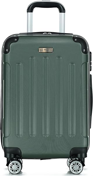 Anthony Jackson Ultra Hafif ABS Valiz TRION (Koyu Haki, Orta Boy)