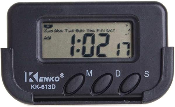 Kenko KK-613D Dijital Küçük Masa-Araba Saati-Alarm-Kronometre