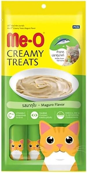 Me-O Creamy Mavi Yüzgeçli Orkinos Kedi Kreması Ödül 15gr x 4