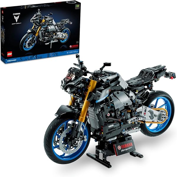 LEGO Technic Yamaha MT-10 SP 42159 – Motosiklet Meraklısı Yetişkinler için Gerçekçi Detaylı Model, Yaratıcı ve Dekoratif Hedi