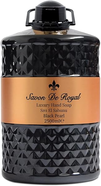 Savon de Royal Luxury Vegan Sıvı Sabun Black Pearl 2500 ml 1 Paket (1 x 2500 ml)