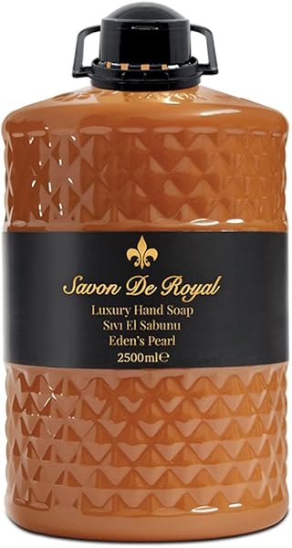 Savon de Royal Luxury Vegan Sıvı Sabun Eden's Pearl 2,5 lt, Yasemin, Amber, Zencefil