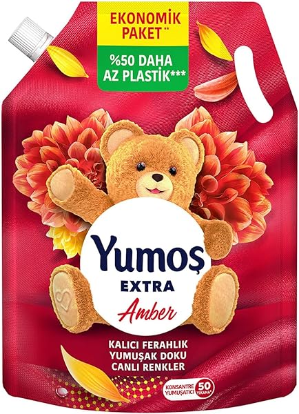 Yumoş Ekstra Amber Konsantre Yumuşatıcı Pouch 1200 ml