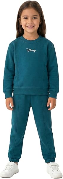 Çocuk Eşofman Takımı, Petrol Mavisi, Şardonlu Baskılı, Çift Cepli, 3 İplik