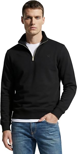 Anthony Jackson Premium Erkek Yakası Fermuarlı Sweatshirt Emilio