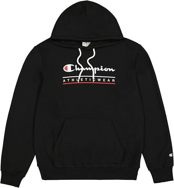 Champion Erkek Baskılı Kapüşonlu Sweatshirt