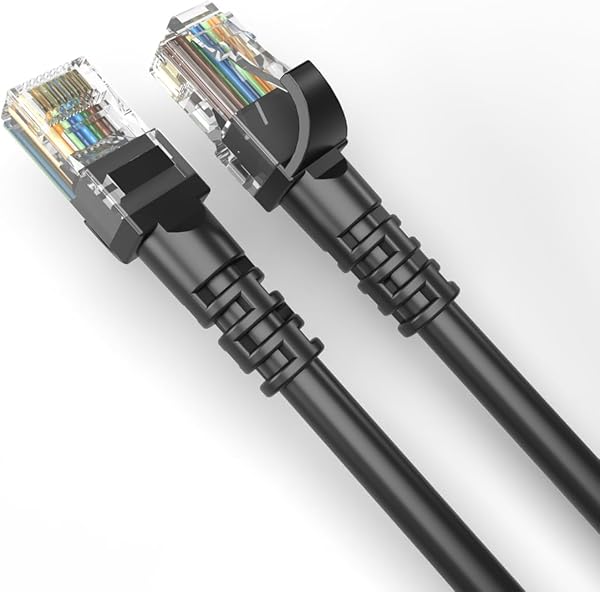 DERKAB 7 Metre CAT6 Network-Ağ-Ethernet Kablosu Siyah
