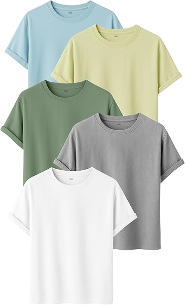 Erkek Basic Tişört –%100 Pamuk – Rahat Kesim – Günlük Kullanım için Uygun