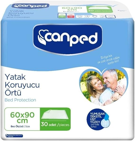 Canped 60x90 cm 30lu Yatak Koruyucu Örtü